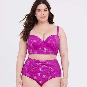 TORRID SZ1 Raspberry Pink Unicorn Bikini 🦄